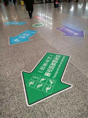 240mic Vinyl Floor Graphic Sticker Roll