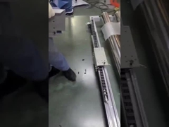 플렉스 롤 또는 스티커 롤을 자르는 배너 롤 슬리터를 사용하는 방법