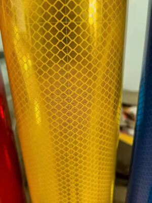 Durability 7 years fexible Acrylic High Intensity Prismatic Grade reflective film sheeting