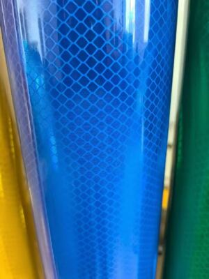 Durability 7 years fexible Acrylic High Intensity Prismatic Grade reflective film sheeting