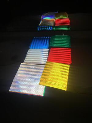 Durability 7 years fexible Acrylic High Intensity Prismatic Grade reflective film sheeting