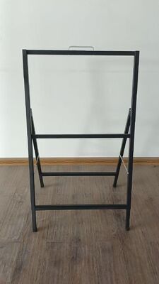 보도용 양면 금속 A 프레임 60cm x 90cm 포스터 스탠드 샌드위치 보드