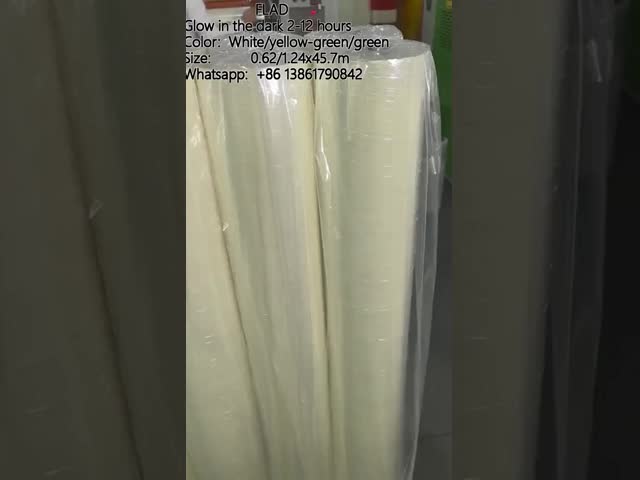 IMO 표지판용 자체 발광 스티커 사진 식별 표지판을 위한 어둠 속에서 빛나는 비닐 발광